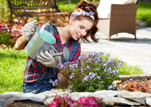 Professional garden clearance preparing a Snaresbrook garden