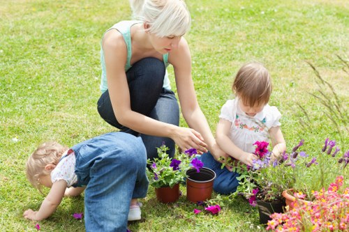 Waste handling and site safety during garden work